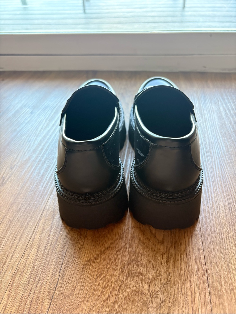 Steve Madden Aerin platform loafers in black women’s size 7 - Picture 5 of 8
